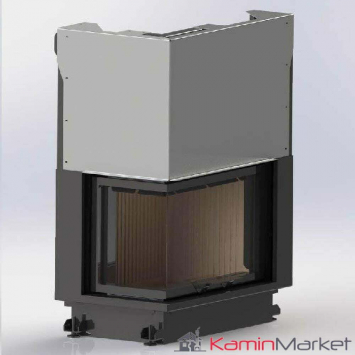 A-caminetti QUATTRO MAX ECO - Focar Șemineu 2 laturi vitrate [1]