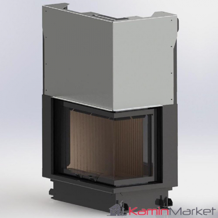 A-caminetti QUATTRO MAX ECO - Focar Șemineu 2 laturi vitrate [1]