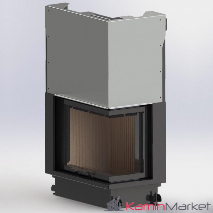 A-caminetti QUATTRO MAX ECO - Focar Șemineu 2 laturi vitrate [1]