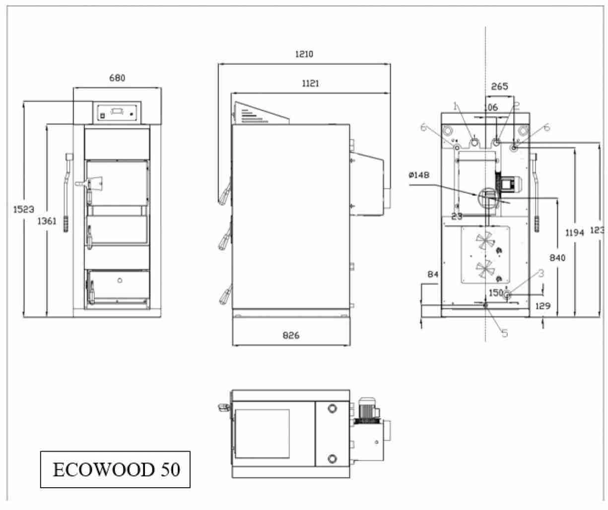 Centrala pe lemne cu gazeificare - EW 50 [5]
