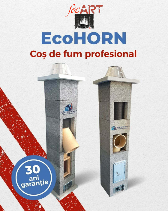 Coș de fum profesional - EcoHORN [2]