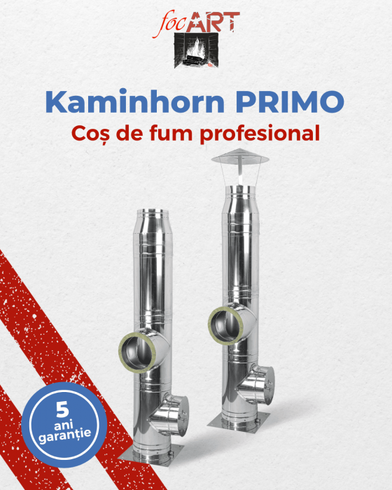 Coș de fum profesional - Kaminhorn Primo bază 0 [2]