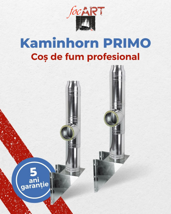 Coș de fum profesional - Kaminhorn Primo - Pornire Consola [2]