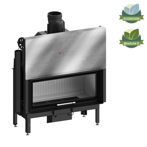 Focar șemineu Hitze DUO ARD105x43.G 19 kW [3]