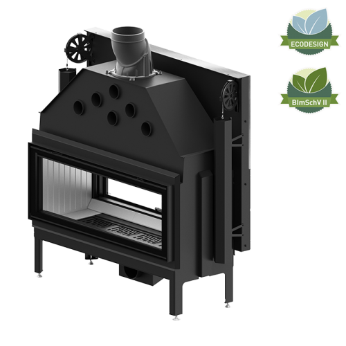 Focar șemineu Hitze DUO ARD120x43.DGS 22 kW [3]