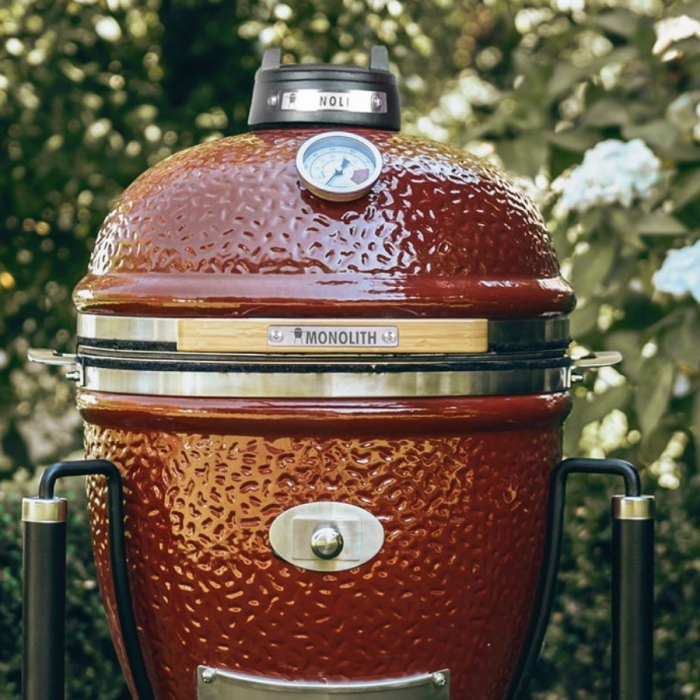Grill ceramic cu cărbuni Monolith CLASSIC PRO-Serie 2.0 roșu [2]