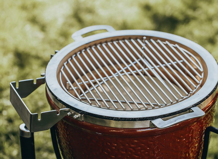 Grill ceramic cu cărbuni Monolith JUNIOR Pro Serie 2.0 negru cu suport metalic [10]