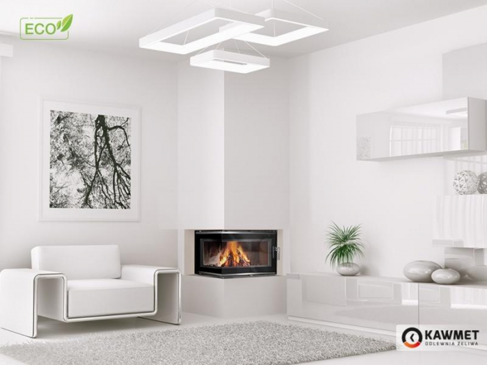 Kawmet W16 Sticlă laterală Stânga - 13,5kW  Focar șemineu fontă [10]