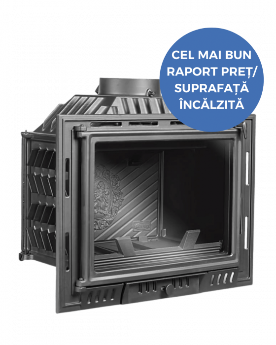 Kawmet W6 - 10.1 kW Focar șemineu fontă [1]