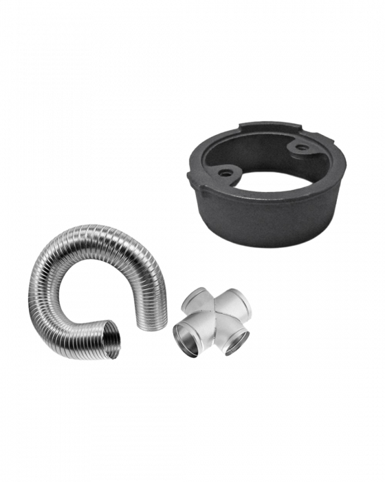 Pachet Inel Admisie fonta + Racord Inox cruce + Flexibil INOX – W16(13.5kW), W15(13.5kW), W16 PB/LB [1]