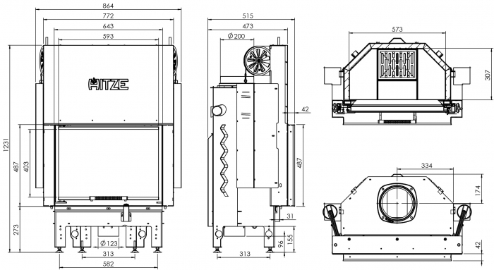 Semineu 11 kW Albero AL11G.H-D [4]