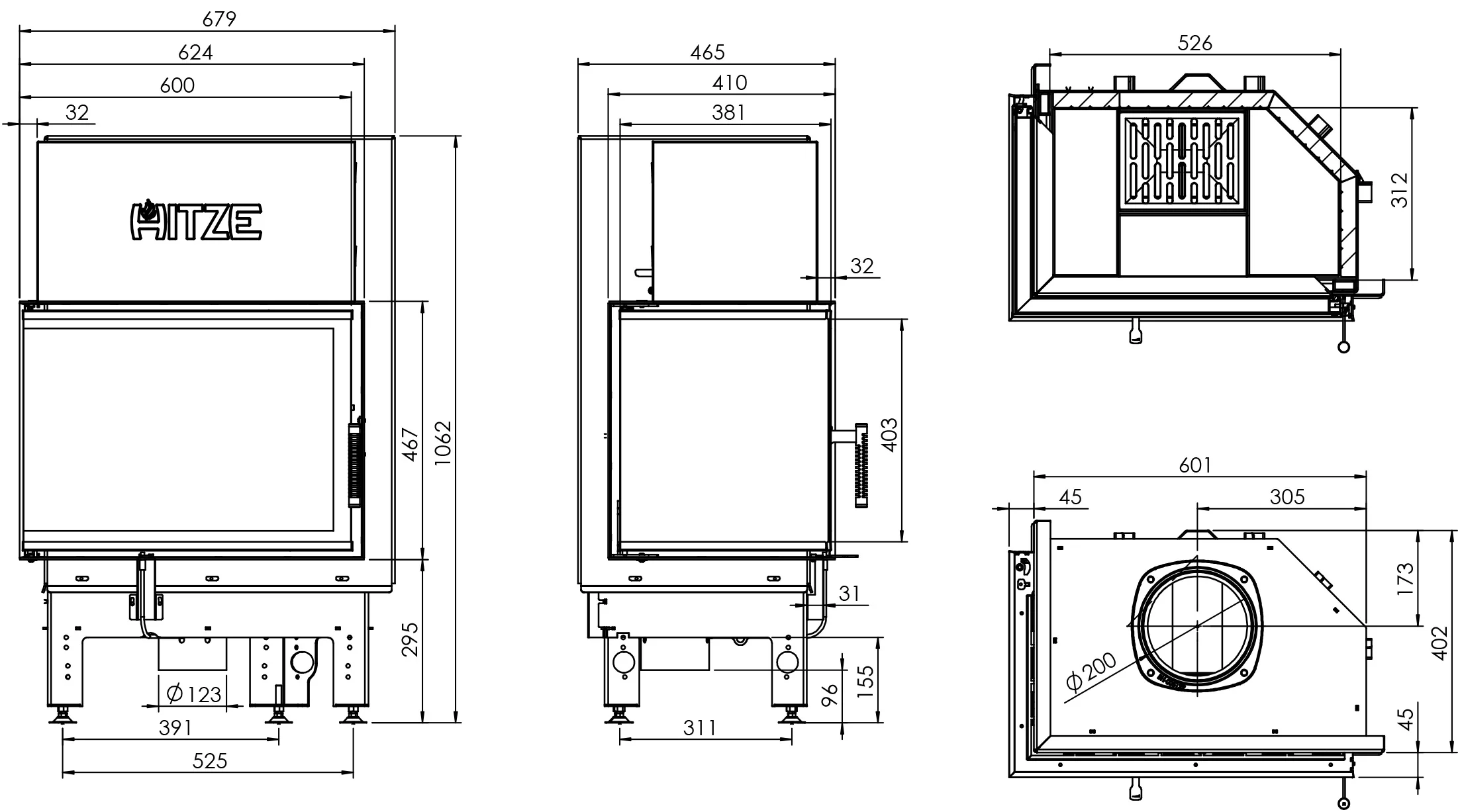 Semineu 11 kW Albero AL11L.H-D [4]