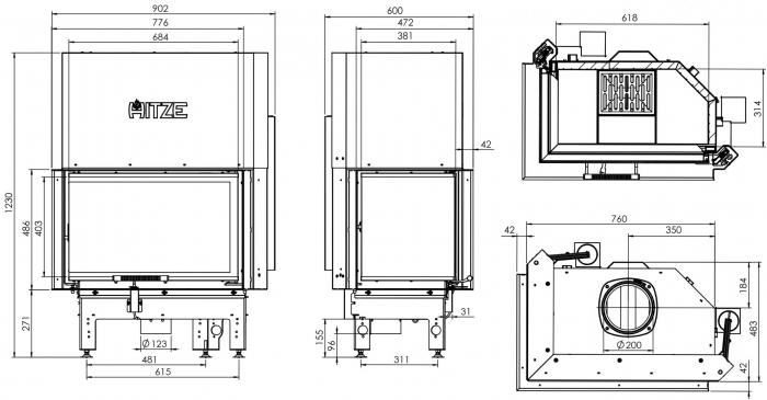 Semineu 14 kW Albero AL14LG.H-D [4]