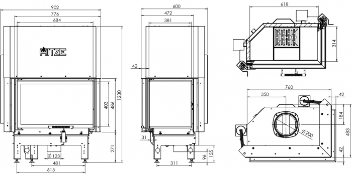 Semineu 14 kW Albero AL14RG.H-D [4]