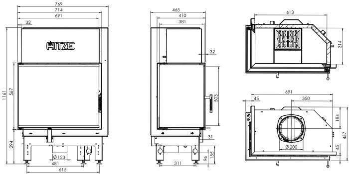 Semineu 16 kW Albero AL16L.H-D [4]