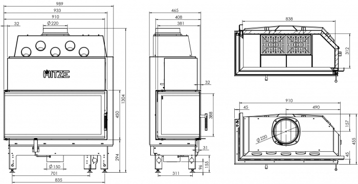 Semineu 19 kW Albero AL19L.H-D [4]