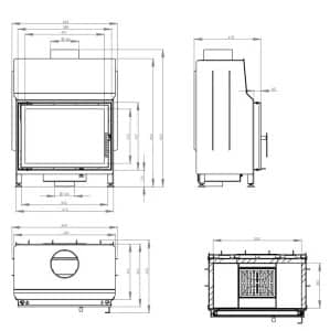 Semineu 9 kW Hitze STMA54x39.S Standard [4]