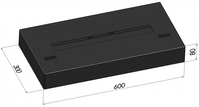 Șemineu cu bioetanol Simple Box 600 [7]