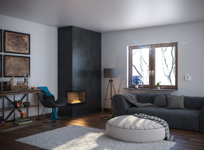 Șemineu cu bioetanol Simplefire Corner 600 L [2]