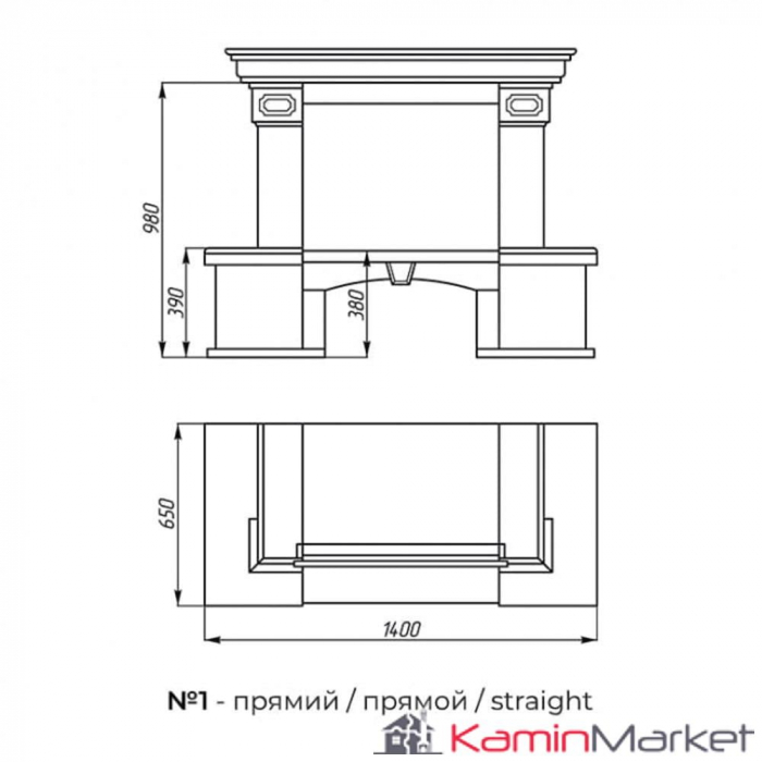 Set mască marmură ECO pentru șemineu W9 [2]