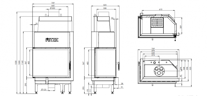 TERMOSEMINEU ALBERO 19KW AQUASYSTEM - ALAQS 68X53.LD [4]