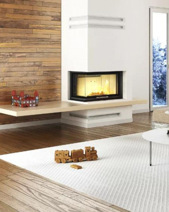 Termoșemineu ALBERO Aquasystem ALAQS68x43.S-D 16 kW [4]