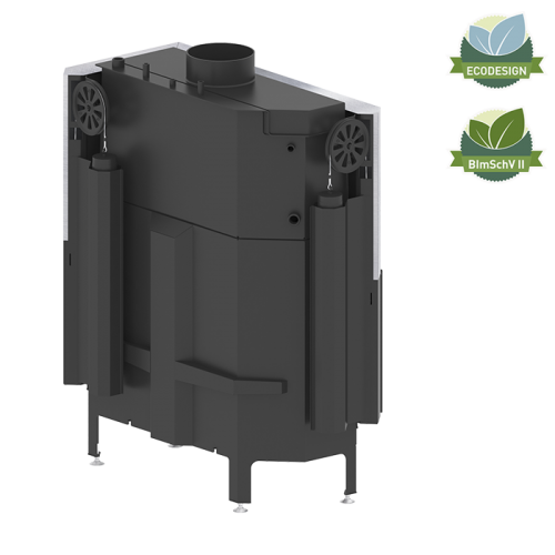 Termoșemineu ALBERO Aquasystem ALAQS90x41.RG-D 21 kW [2]