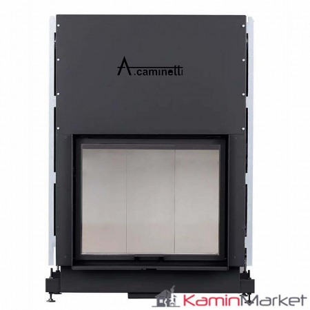 Focare șeminee - A-caminetti FLAT - Focar Șemineu cu ușă verticală - 90-x-70