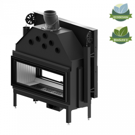 Focar șemineu Hitze DUO ARD120x43.DGS 22 kW [2]