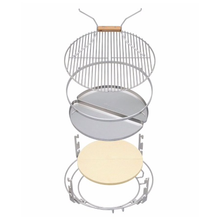 Grill ceramic cu cărbuni Monolith CLASSIC PRO-Serie 2.0 roșu [3]