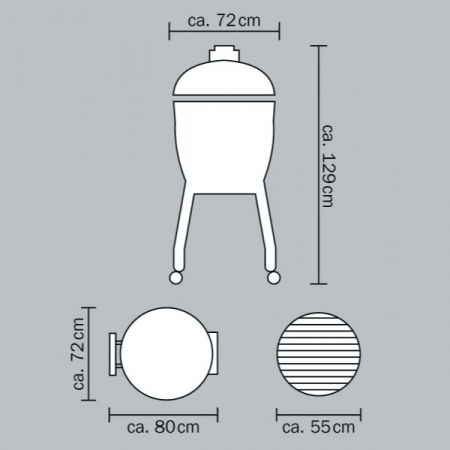 Grill ceramic Monolith LeChef ProSerie 2.0 [7]