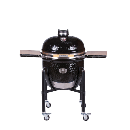 Grill ceramic cu cărbuni Monolith LeChef ProSerie 2.0 negru cu suport metalic [5]