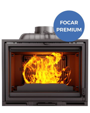 Focare șeminee - Kawmet F23 Premium - 14 kW Focar șemineu fontă