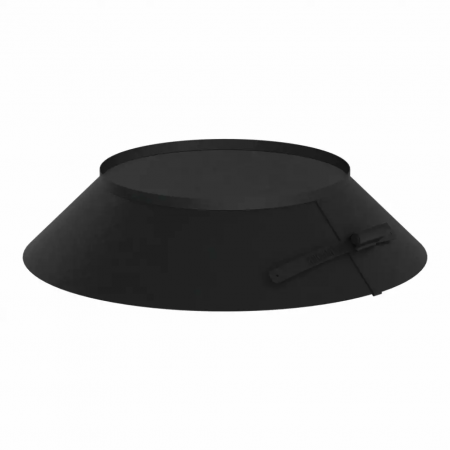 Elemente coșuri de fum - Colier anti intemperie mare -DW Black FI200