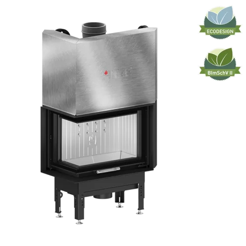 Șeminee oțel și șamotă - Șemineu 11,2 kW Hitze HST54X39.LG