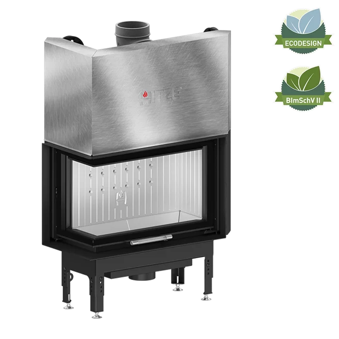Șeminee oțel și șamotă - Șemineu 13,2 kW Hitze HST68X43.LG