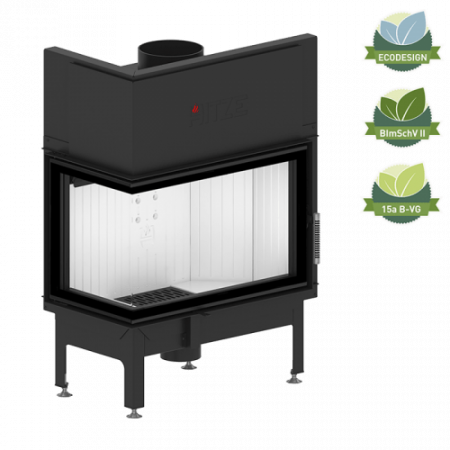 Șeminee oțel și șamotă - Semineu 14 kW Albero AL14L.H-D
