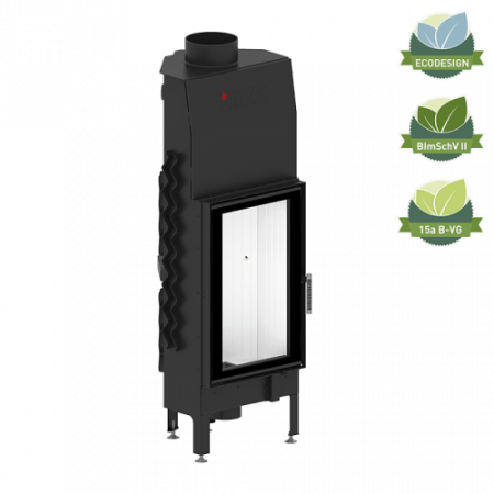 Șeminee oțel și șamotă - Semineu 14 kW Albero AL14S.V-D