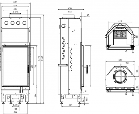 Semineu 14 kW Albero AL14S.V-D [3]