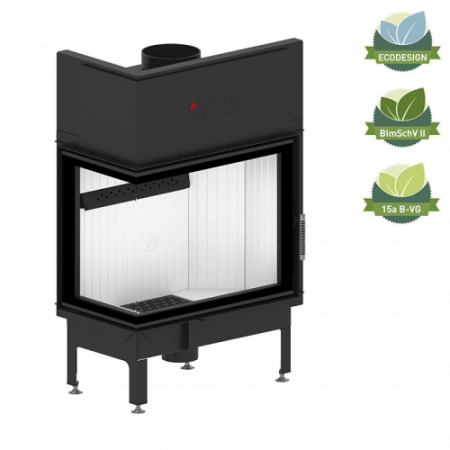 Șeminee oțel și șamotă - Semineu 16 kW Albero AL16L.H-D
