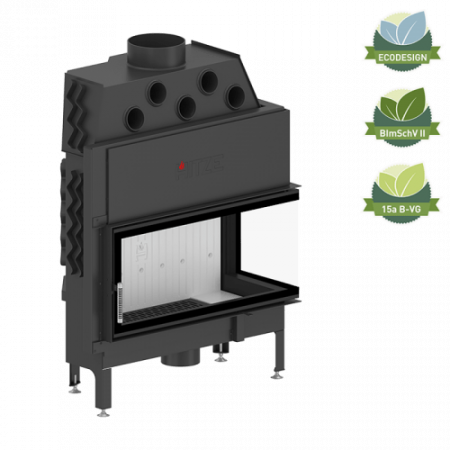 Șeminee oțel și șamotă - Semineu 19 kW Albero AL19R.H-D
