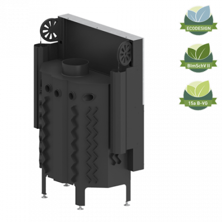 Șemineu Albero 14kW Usa ghilotină AL14G.H-D [2]