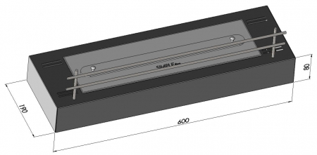 Șemineu cu bioetanol Simplefire Firebox 600 [8]