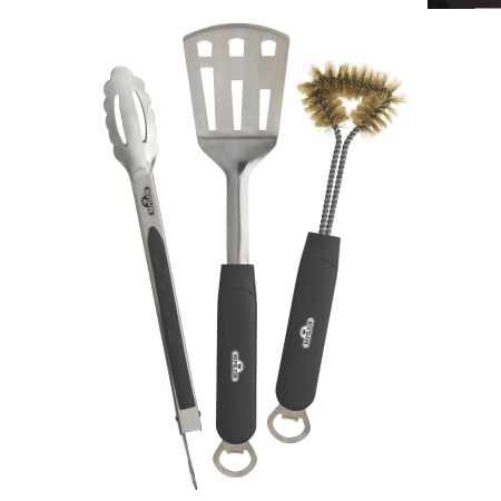 Accesorii - Set 3 unelte grill TravelQ (clește, paletă și perie) Napoleon