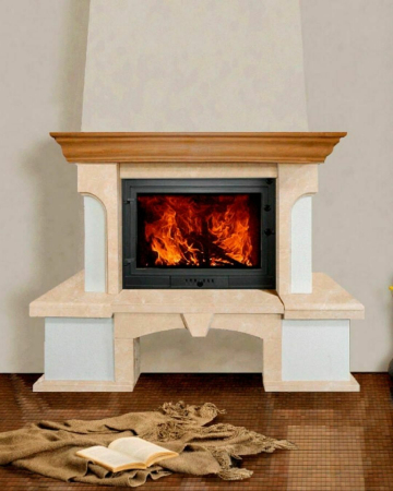 Șeminee decorative - Set mască marmură ECO pentru șemineu W9