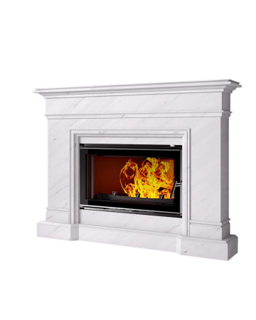  Rame decorative - Set masca marmura MADRID pentru semineu W17 - Botticino