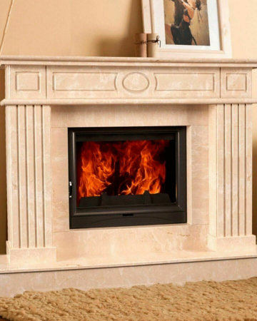 Șeminee decorative - Set masca marmura OSCAR pentru semineu F23