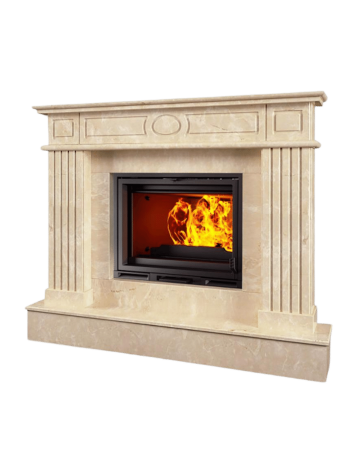  Rame decorative - Set mască marmură OSCAR pentru șemineu W17 - Botticino