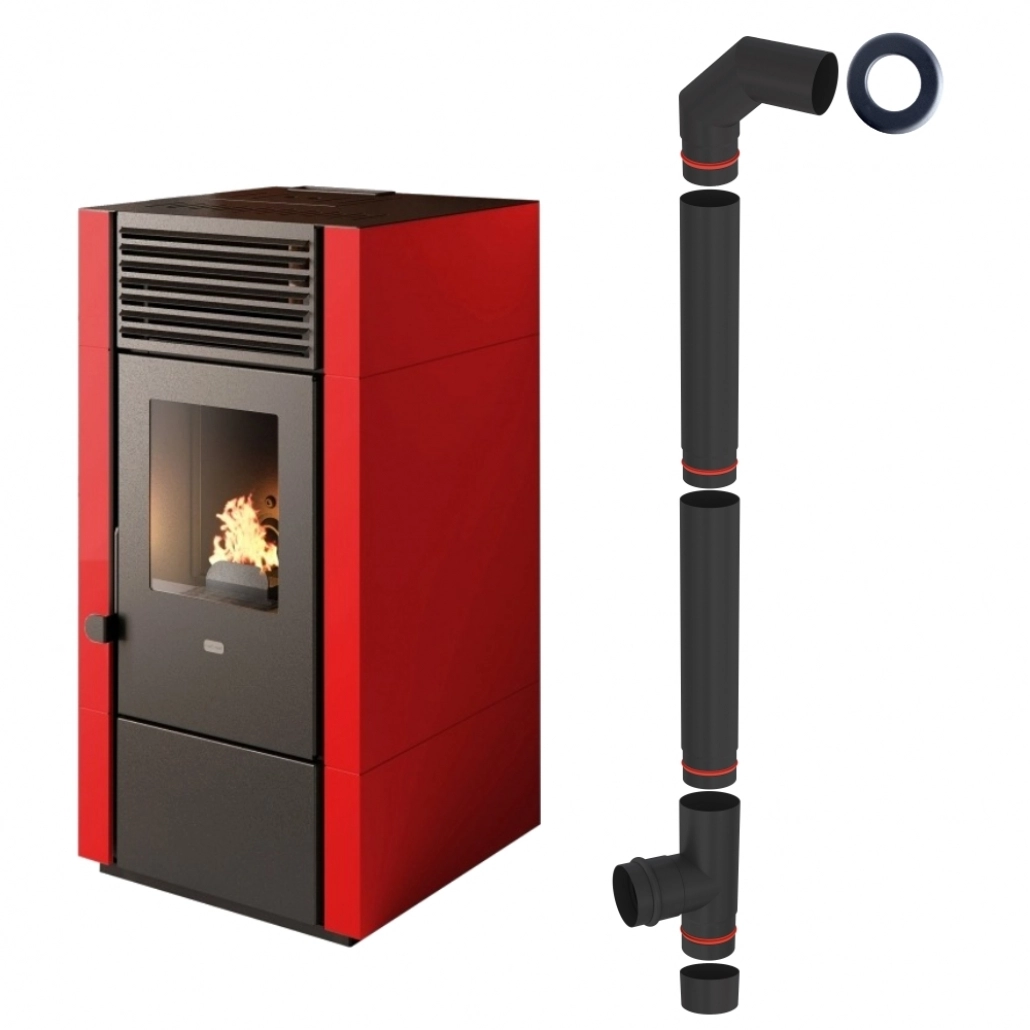 Feed compari - Soba pe peleti Poly - 9.5kW Rubin + piese racordare