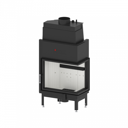 Termoșeminee - TERMOSEMINEU ALBERO 19KW AQUASYSTEM - ALAQS 68X53.RD